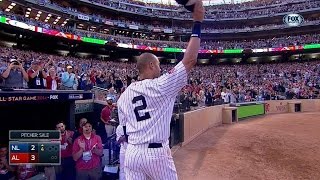 Derek Jeter gets two hits in final AllStar Game in 2014 [upl. by Ronnica587]