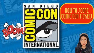 How to get Comic Con tickets comiccon comics sdcc [upl. by Onimixam]