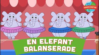 Animerad Barnplaneten Video  En elefant balanserade med DJ Buz [upl. by Ardel428]