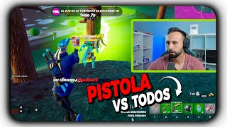 🔴 Solo Pistola VS Todos en FORTNITE [upl. by Caton]