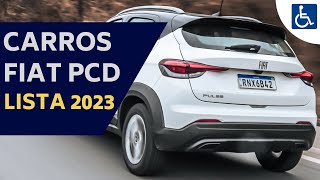 CARROS FIAT PCD 2023  LISTA COMPLETA [upl. by Noraed247]