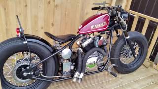 Hardknock kikker 5150 bobber 250cc upgraded by Ni bobbers [upl. by Bartosch]