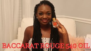 BACCARAT ROUGE 540 BODY OIL [upl. by Karola781]