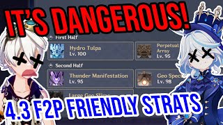 43 Abyss 12 is DANGEROUS Best 4★ Teams Tips amp Speedrun Genshin Impact [upl. by Ramat]