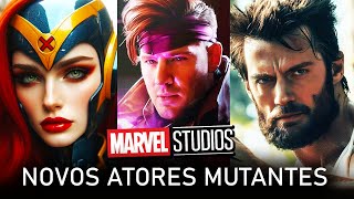 A LISTA OFICIAL  TODOS OS 15 NOVOS ATORES MUTANTES DO MCU CONFIRMADOS  XMEN MARVEL STUDIOS [upl. by Atekahs]