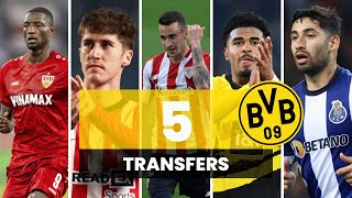 5 Transfers für Borussia Dortmund  BVB Kaderplanung [upl. by Pooh483]