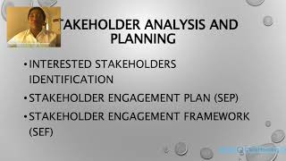 Stakeholder Engagement FOR INVESTMENT PROJECTS Module 8 [upl. by Sad]