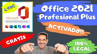 INSTALAR OFFICE 2021 Profesional Plus LTSC ✅ Gratis y 100 Legal ✅ [upl. by Ynamrej]