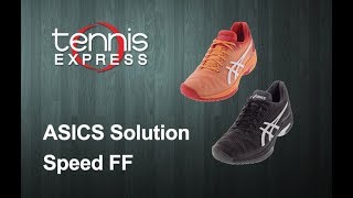 ASICS Solution Speed FF Tennis Shoe Review  Tennis Express [upl. by Nguyen]