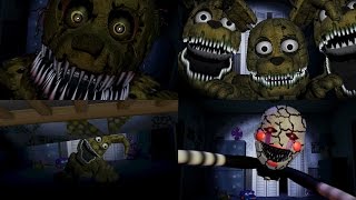 FNaF Custom Jumpscares COMPILATION  FNAF 4  WayTwo [upl. by Llenahs]