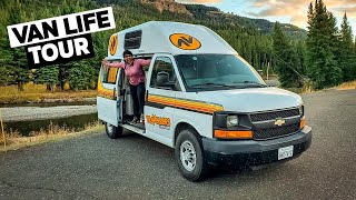 Chevy Express 2500 2015 Camper Van Tour  Rental Van Life  Travellers Autobarn Kuga [upl. by Tremaine859]