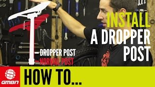 How To Install A Hydraulic Dropper Seatpost  MTB Maintenance [upl. by Alliuqal977]