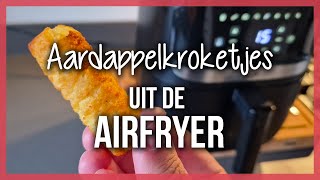 Aardappelkroketjes uit de Airfryer [upl. by Atnas978]