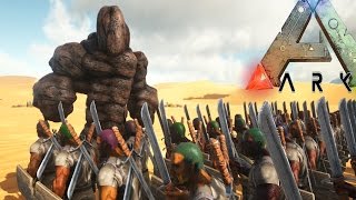 Ark Survival Evolved  EPIC POOP MONSTER VS 300 SOLDIERS Ark Survival Gameplay [upl. by Ing]