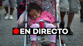 EN DIRECTO Mexicanos ayudan a la caravana de migrantes hondureños [upl. by Canon872]