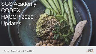 SGS Academy HACCP 2020 Updates Webinar [upl. by Ettereve]