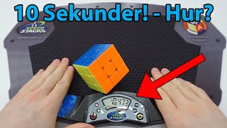 Rubiks kub på 10 sekunder  Så går det till [upl. by Sacttler642]