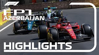 FP1 Highlights  2022 Azerbaijan Grand Prix [upl. by Kristianson]