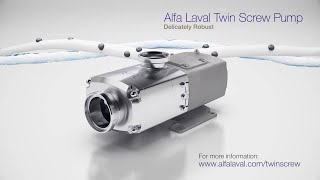 The new Alfa Laval Twin Screw pump  delicately robust [upl. by Ennobe361]