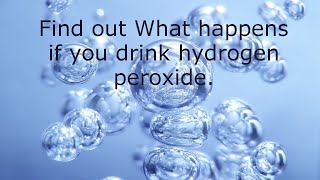 What does hydrogen peroxide do to blood and health benefits of hydrogen peroxide [upl. by Purdum]