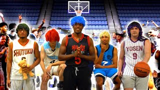 Anime Characters Playing Basketball In Real Life [upl. by Adnarim322]