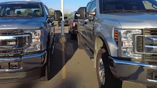 Towing capacity on similar F350 GAS VS DIESEL [upl. by Jolie538]