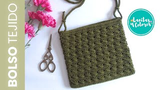 ✅ Como TEJER Bolso Ajustable a crochet o ganchillo paso a paso  Tendencia crochet [upl. by Strain]