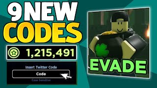 NEW EVADE CODES 2024  ROBLOX EVADE CODES IN JULY 2024 [upl. by Quincey]