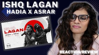 ISHQ LAGAN ASRAR X HADIA HASHMI REACTION REVIEW  Ajani Records Season 2 [upl. by Iago]