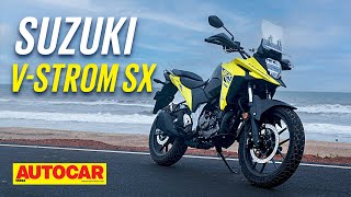 2022 Suzuki VStrom SX review  Strom Alert  First Ride  Autocar India [upl. by Sral773]