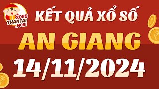 Xổ số An Giang ngày 14 tháng 11  SXAG 1411  XSAG  KQXSAG  Xổ số kiến thiết An Giang hôm nay [upl. by Neurath31]