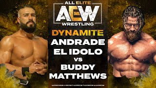 WWE 2K23  Andrade El Idolo VS Buddy Matthews [upl. by Ruhtracm258]