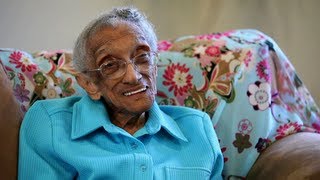 106 Years Old and Voting for President Obama quotRed White and Blue Going Forwardquot [upl. by Nanreh226]