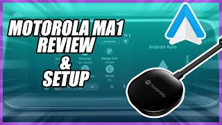 Motorola MA1 Wireless Android Auto Car Adapter  Setup amp FULL Review [upl. by Cecilla]