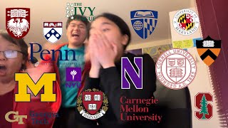 College Decision Reactions 2024 all 8 ivies t10s no safeties 19 schools [upl. by Forest134]