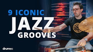 9 Iconic Jazz Grooves [upl. by Becky451]