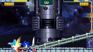 Sonic Battle Lost Ending Neo ver30 beta chaos vs sonic [upl. by Anauqes846]