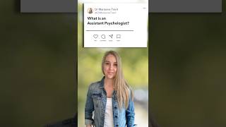 What is an assistant psychologist amp what jobs do they do assistantpsychologist clinicalpsychology [upl. by Gnidleif]