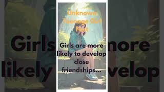 surprising facts about teenage girls TeenageGirls UnknownFacts AdolescentLife GirlFacts [upl. by Kanor]