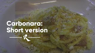 How to make carbonara short version [upl. by Lussi305]