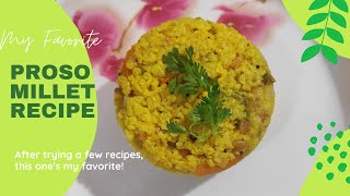 Proso Millet Upma Recipe  Healthy Tasty and Nutritious [upl. by Adnopoz]