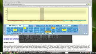 HermesLite 20 Quisk Setup [upl. by Eceirahs]