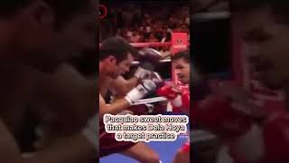 Pacquiao makes Dela Hoya a target practice boxing manny everyone boxingfight fypシ゚viral [upl. by Herrle]