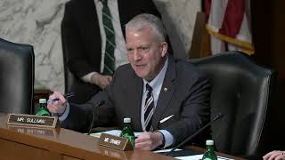 Sen Dan Sullivan RAlaska at a Senate Armed Services Committee hearing  March 7 2024 [upl. by Irving]