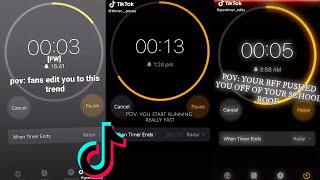 Timer POVs TikTok Compilation2 [upl. by Leuams]