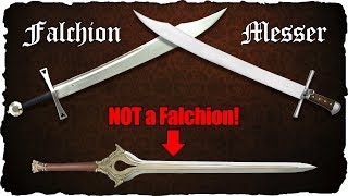 Falchion or Messer  Definition and Differences [upl. by Gnof]