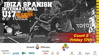 Court 5 DAY 1  Spanish International U15 U17 2023 [upl. by Hsiri250]