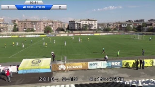 FC Alashkert vs FC Pyunik [upl. by Nolubez]