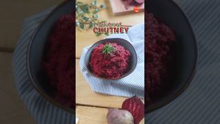 Beetroot Chutney  Easy amp Healthy Chutney Recipe Shorts [upl. by Treiber]