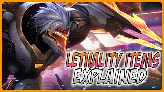 Attack Damage Lethality Items Explained in 3 Minutes  A Guide for League of Legends [upl. by Lamak75]